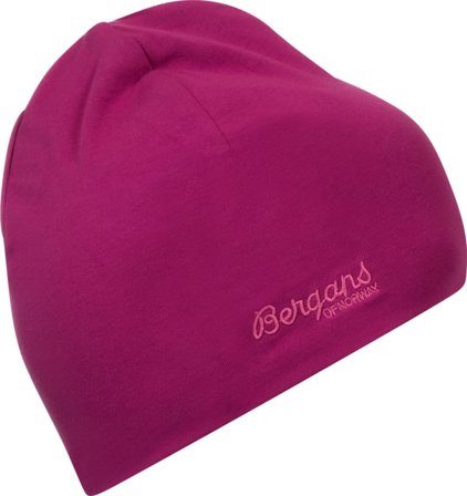 Bergans Kid's Cotton Beanie Children beanies Purple 52