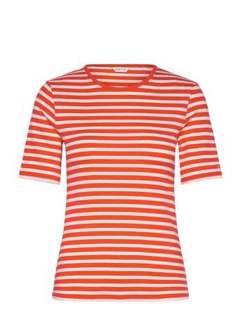 GANT | Slim Striped 1X1 Ribbed Ss T-Shirt | XL