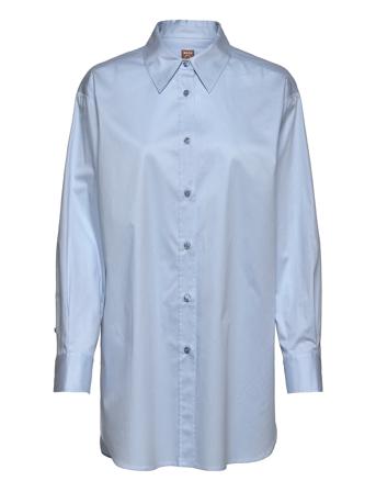 Bacora Långärmad Skjorta Blå BOSS