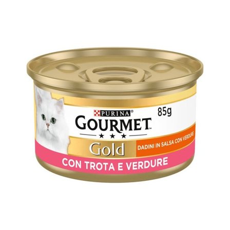 Purina Gourmet Gold Dadini In Salsa Con Trota E Verdure Per Gatti