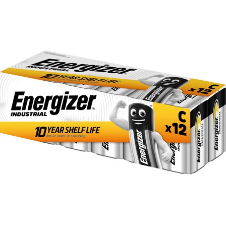 Energizer Industrial Batteri alkalisk, C/LR14, 12-pakning, Elfordeling & strømforsyning
