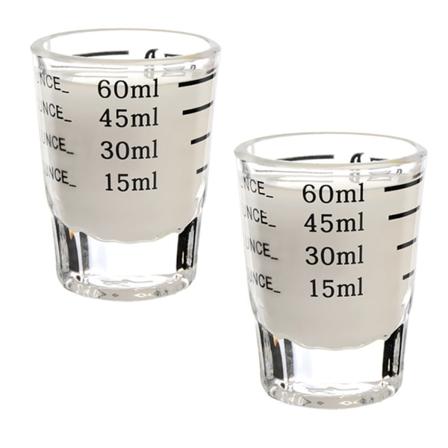 Mätkopp Shot Glas Espresso Shot Glas Flytande Tungt Glas
