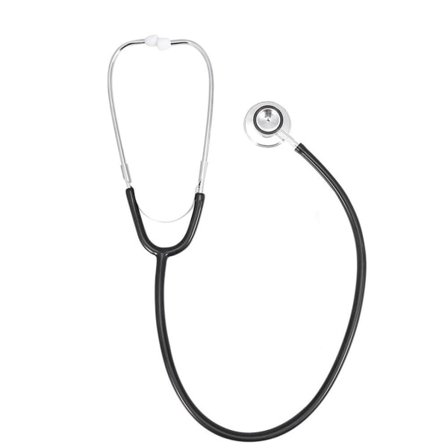 Multifunktionelt dobbelt hoved stetoskop, dobbelt hoved Estetoscopio, medicinsk værktøj til sundhedspleje, sort