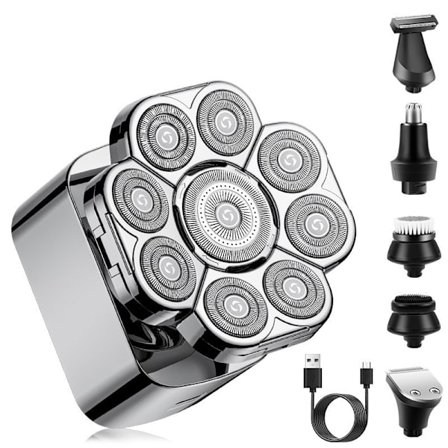 Herrebarbermaskine Lk-8706, Genopladelig, Trådløs, Våd & Tør