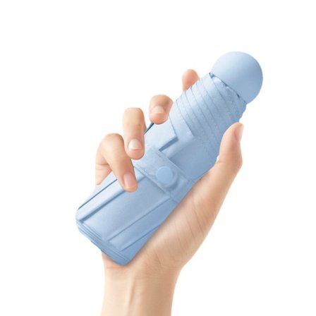 Mini vindtett sammenleggbar reiseparaply, sol- og regnsolparaplyer, Com