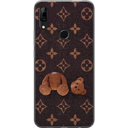 Yhteensopiva Puhelinkuori Huawei Huawei P Smart Z Graafinen monogrammikuvio, jossa taiteellisesti muotoiltu nalle