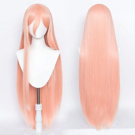 Syntetiske hårparykker ORANSJE