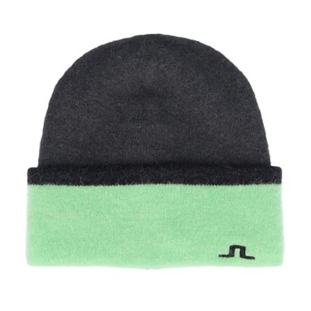 J.Lindeberg - Grå cuff Lue - Teela Alpaca Mix Hat Asphalt Cuff @ Hatstore