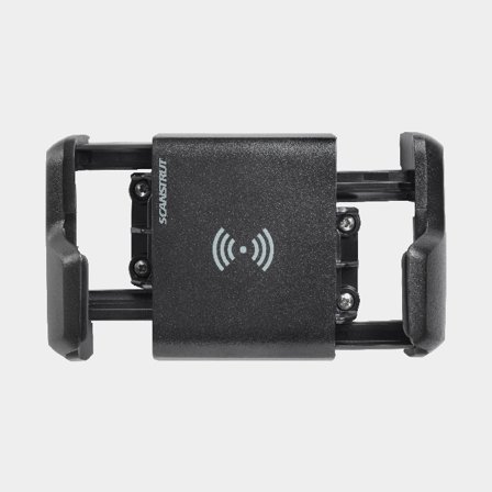 Mobilholder med trådløs opladning Scanstrut ROKK Nano, sort, 12 V / 24 V, 10 W, 1.1 A