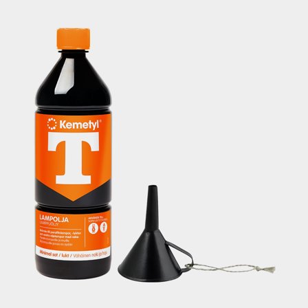 Lamp oil Kemetyl, paraffin, 1 liter + funnel