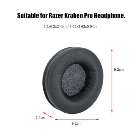 Gaming Headset Ørepude Udskiftning Til Razer Kraken V3 X Tournament Edition Kølende Gel Åndbart Stof Fleksible Og Holdbare Memory Foam Ørepuder