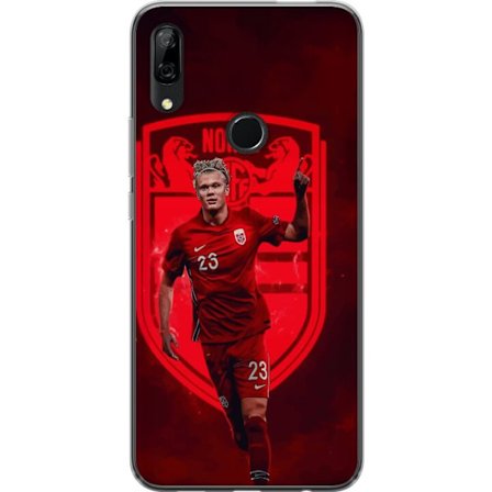 Kompatibelt Mobildeksel til Huawei P Smart Z Erling Haaland Manchester City Norge fotball målmaskin angriper sterk fysikk fart og kliniske avslutninge