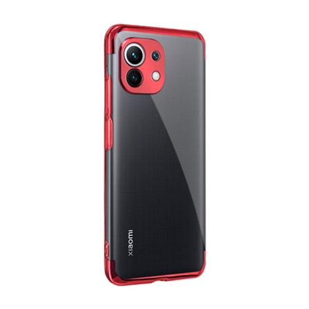 Xiaomi Mi 11 - Elegant FLOVEME silikondeksel Röd