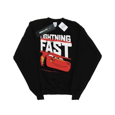 Disney Girls Cars Lightning Fast Sweatshirt 5-6 år Svart