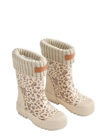 Wheat Rubber Boot Thermo Wader - Beige - 32