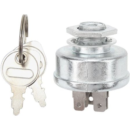 Tändningslås 44745, styr tändning, startmotor, gräsklippare, rostbeständighet, tändningslås