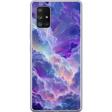 Yhteensopiva Puhelinkuori Samsung Galaxy A71 5G Färgade drömmoln