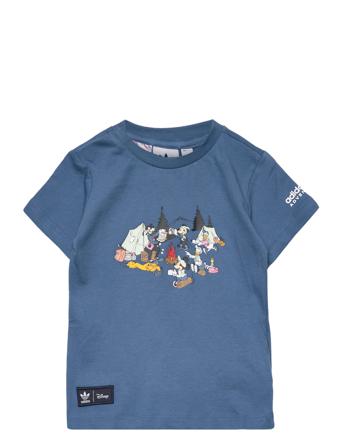 Disney Mickey And Friends T-Shirt T-shirts Short-sleeved Blå Adidas Originals