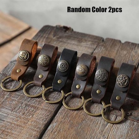 2 kpl Nahkainen Avaimenperä Nahkainen Avaimenperä Auto Auton Avaimenperä