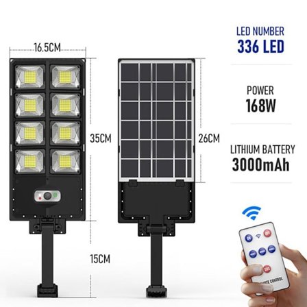 Solar Double Row Street Lamp Road Area Lamp B-8X B-8X