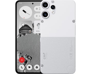 Nothing CMF Phone 2 Pro by Nothing White 8+128 - EU - CMF Phone 2 Pro med fyrkamerasystem och AI-stöd