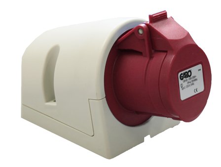 Garo Basic Uttak veggmontering 4-polet 16 A 6 h, Stikkontakter & kabler