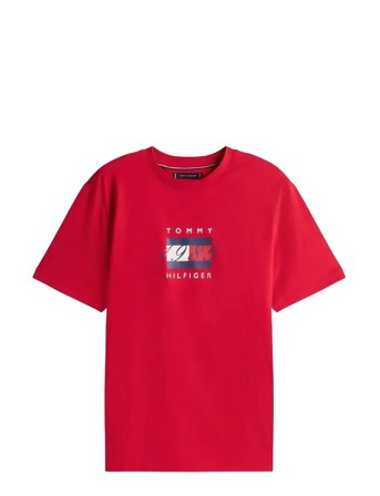 Tommy Hilfiger | Linear Flag Graphic Tee | S
