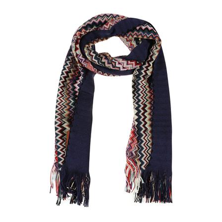 Missoni Missoni Halstørklæde Purple Lilla, Dame Tørklæder, Størrelse: ONE Size