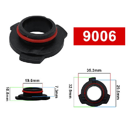 Bil LED Strålkastare Glödlampa Sockel Adapter Sockelhållare H1 H4 H7 H11