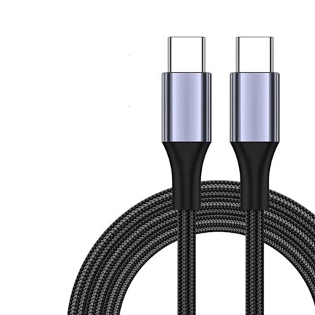 PD 100W Dubbel Typ C Kabel Snabbladdning USB C Till Typ C Telefonladdningskabel För Iphone 15 16 Xiaomi Samsung Huawei Laptop surfplatta