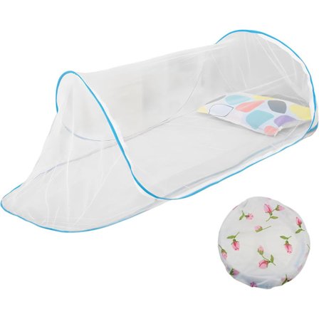 Myggenet, foldbart myggenet til enkeltseng, myggenet seng, myggenet rejse, popup myggenet seng til camping baghaver, rejsemyggenet camping myggenet (