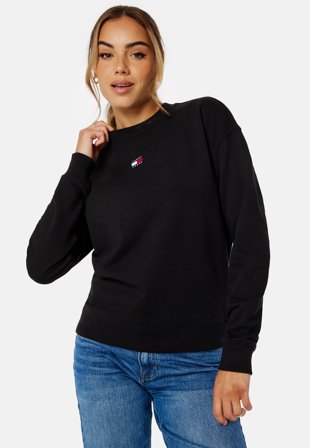 TOMMY JEANS BXY XS Badge Crew BDS Black Klær
