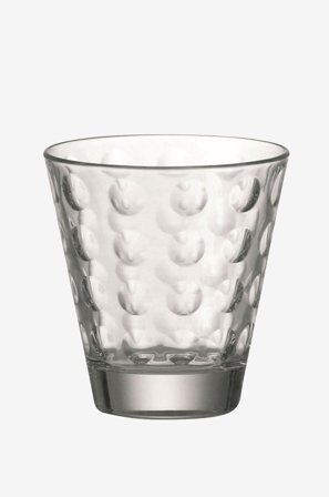 Leonardo - Drikkeglass Optic Wh 21,5 cl 6-pakning - Transparent - Drikkeglass - Fra Homeroom