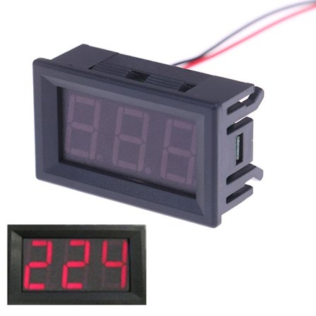 AC 70-500V digital voltmeter LED display 2 tråd volt spänning te