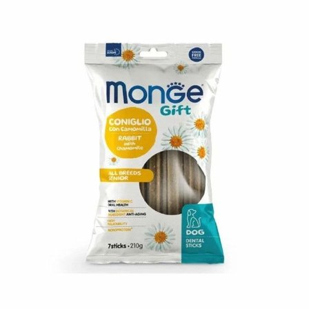 Monge Dental Sticks Coniglio Con Camomilla Per Cani Senior All