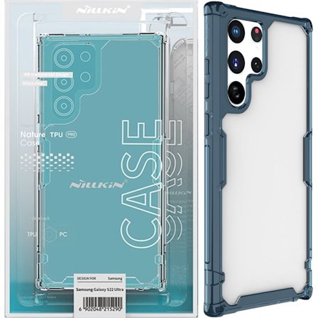 Nillkin Nature Pro skal till Samsung Galaxy S22 Ultra pansarskal blå
