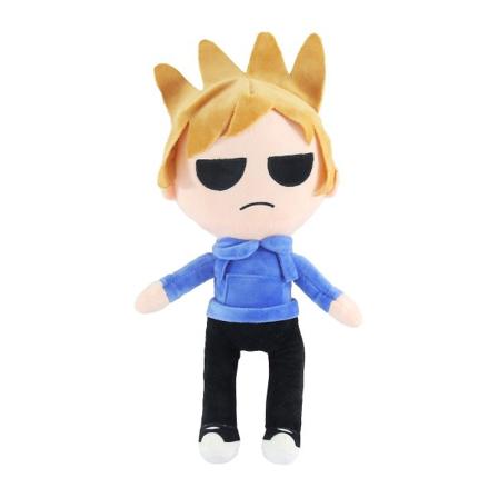 13 tommers Eddsworld plysjdukke, Eddsworld plysjdyr, Tord Eddsworld leketøy, Tord myke utstoppede dyr dukke, Tord dukke leker for fans av Eddsworld 