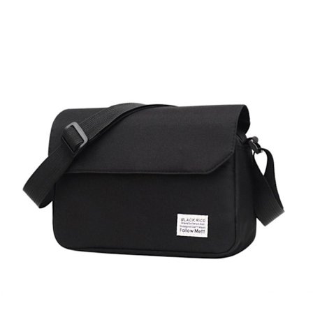 Crossbody Bag Messenger Bag SVART - high quality