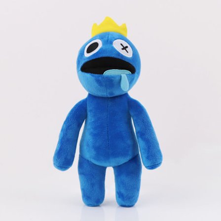 Ny Rainbow Friends roblox Blå Plys Lille Blå Figur 30cm
