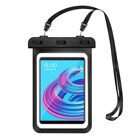 Vandtæt etui til 7,9 tommer tablet Sort