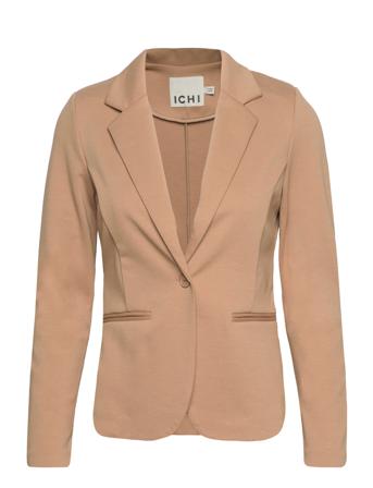 Ihkate Bl Blazers Single Breasted Blazers Beige ICHI*Betinget Tilbud
