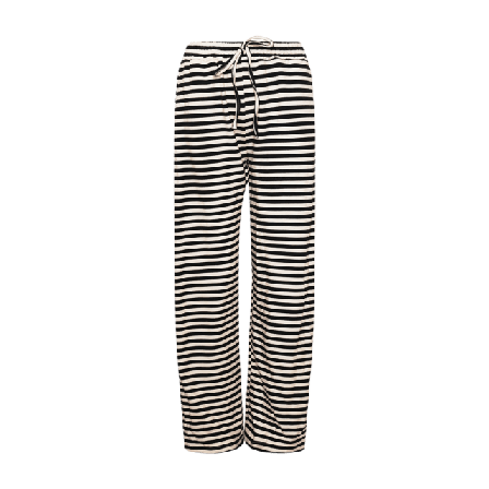 Tiffany Ibi, Pants - Navy/off White Stripe Byxor Dam M/L