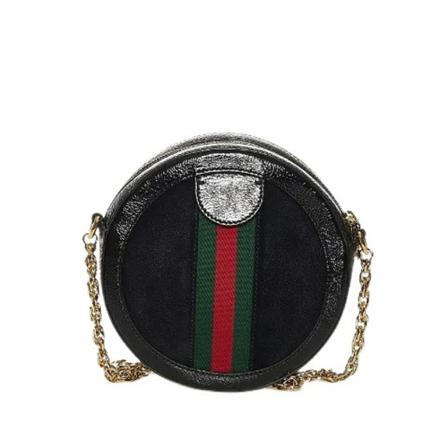 Gucci Vintage Pre-owned Leather crossbody-bags Sort, Dame Vintage Tasker, Størrelse: ONE Size