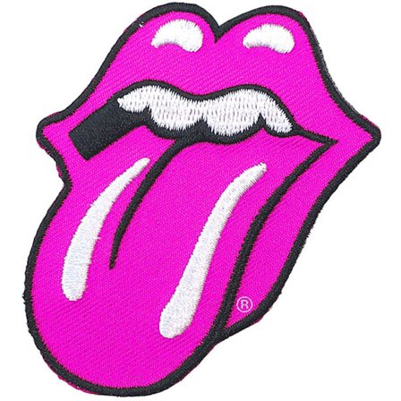 The Rolling Stones Classic Tongue Patch One Size Pink