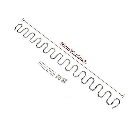 Vaihtojouset sohvaan, huonekalujousi klipseillä, 45cm 50cm 60cm 65cm 70cm pitkä jousi - JA (FMY)