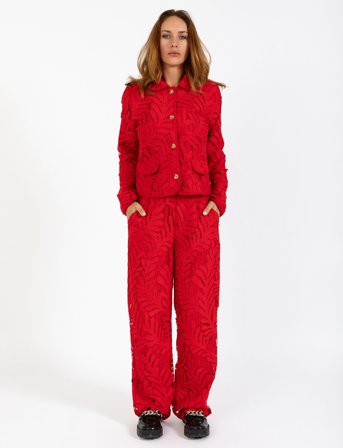 Coster Copenhagen Lace Jacket - Red - 40