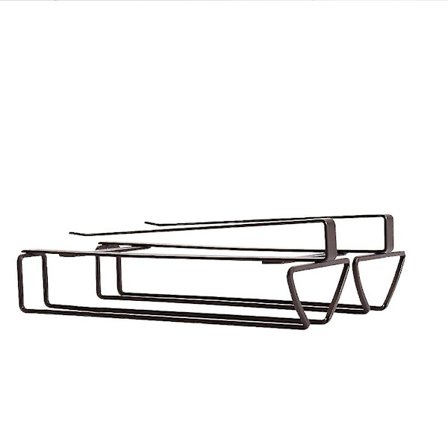 1 kpl Kaksirivinen viinilasi pidike Rauta Rei'ittömän Galss Valutusteline Monitoiminen Hylly