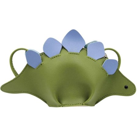 Tverrveske for barn, gutter og jenter, 3D søt dinosaurclutch, dyrehåndvesker, messenger bag