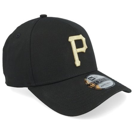 New Era - MLB Zwart adjustable Cap - Pittsburgh Pirates Golden Icons 9FORTY Black/Gold A-frame Adjustable @ Hatstore