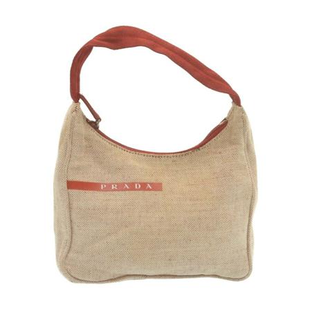 Prada Vintage Pre-owned Tas Mirada , Beige , Dames , Maat: ONE Size Vintage Tassen